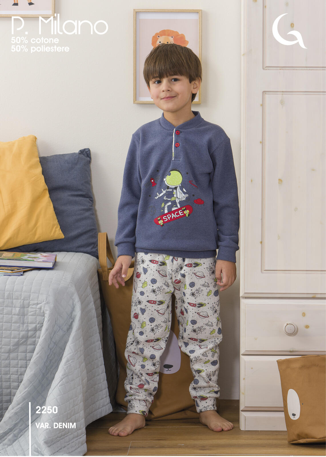 PIGIAMA BAMBINO M/L 2250 Tellini S.r.l. Ingrosso Abbigliamento